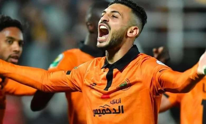 Joueurs de RS Berkane célébrant leur qualification en finale de la Coupe CAF 2025
